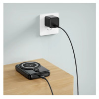 Зовнішній акумулятор XO PR264 10000 mAh with MagSafe PD20W Black