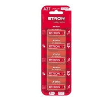 Батарейка Etron Mega Power А27-C5 12V (1 шт)