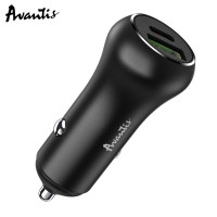 АЗП Avantis A918PD Resolute 38W (PD20W+ QC3.0 ) Black