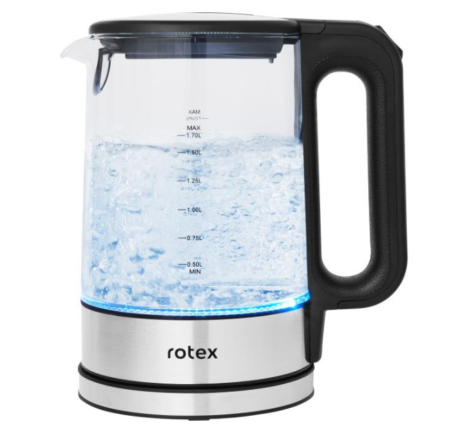 Чайник Rotex RKT84-GS (скло, підсвітка)