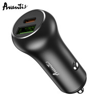 АЗП Avantis A918PD Resolute 38W (PD20W+ QC3.0 ) Black