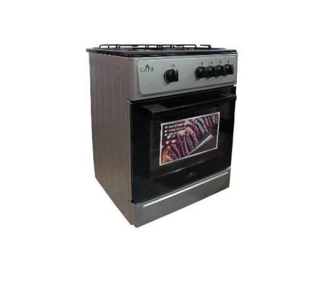 Плита газова CASTLE CG-60G (сіра/чорна) без кришки