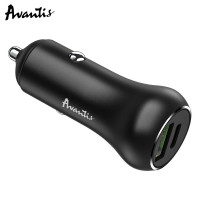 АЗП Avantis A918PD Resolute 38W (PD20W+ QC3.0 ) Black