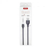 USB кабель XO microUSB NB103 2.1A/1m Black