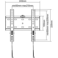 Кронштейн SATELIT 19-49FIX200 фіксований