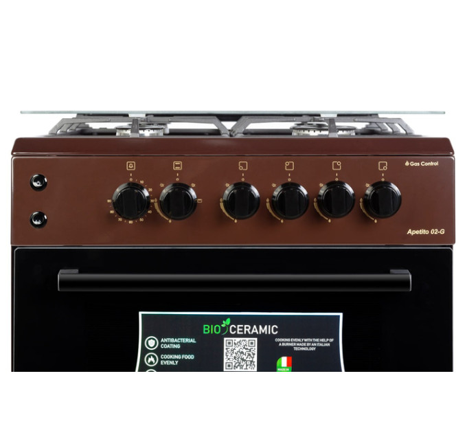 Плита газова ARTEL  APETITO 02-G BROWN