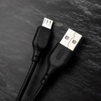 USB кабель XO microUSB NB103 2.1A/1m Black