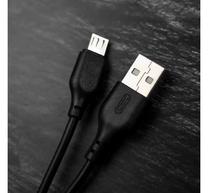 USB кабель XO microUSB NB103 2.1A/1m Black