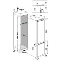 Холодильник Indesit INC20T321EU (вбудований)