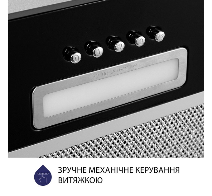 Витяжка Minola HBI 5614 BL 1000 LED (повновбудована)