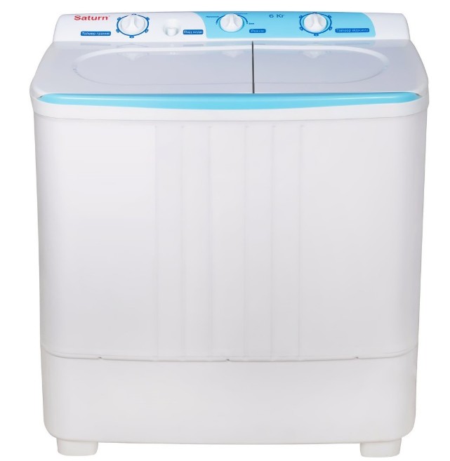 Пральна машина Saturn ST-WK7603B (двобак. 6,5кг)