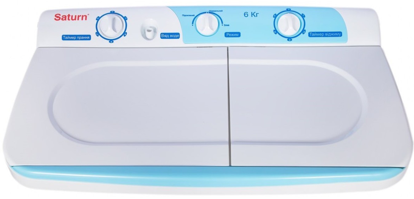 Пральна машина Saturn ST-WK7603B (двобак. 6,5кг)