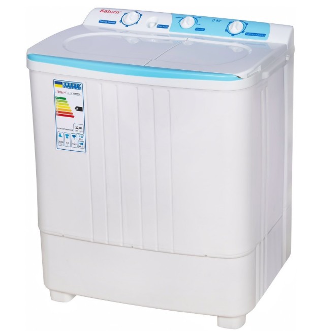 Пральна машина Saturn ST-WK7603B (двобак. 6,5кг)