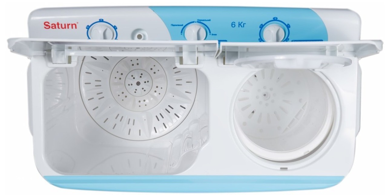 Пральна машина Saturn ST-WK7603B (двобак. 6,5кг)