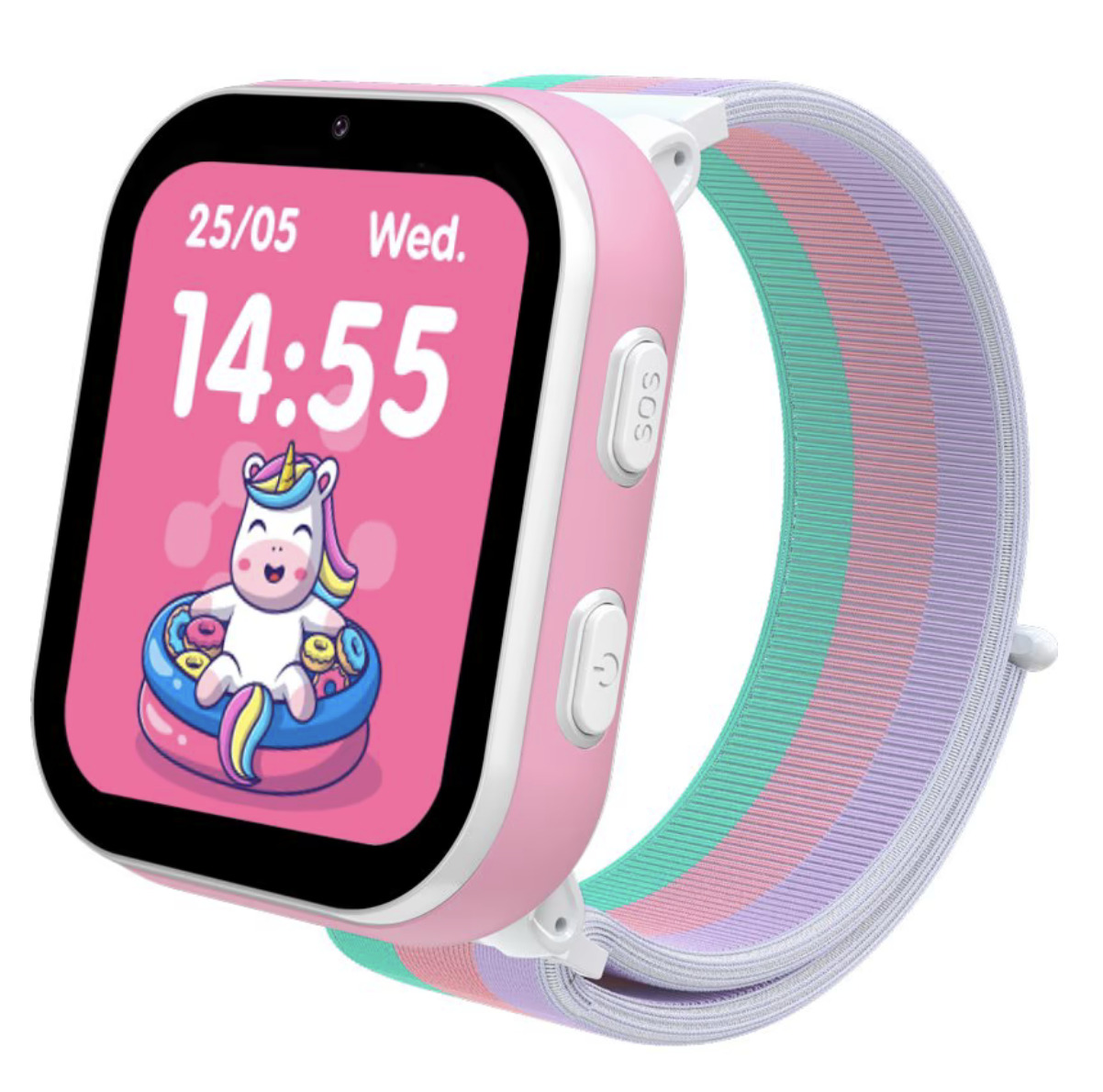 Смарт-годинник дитячий Gelius GP-PK008 (Rainbow) White