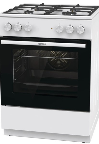 Плита комбінована Gorenje GK6A40WFFM (чавунні решітки, гриль, конвекція)