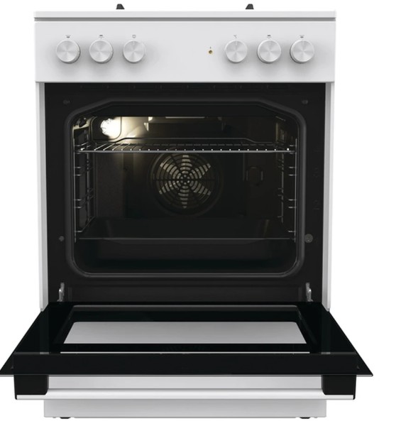 Плита комбінована Gorenje GK6A40WFFM (чавунні решітки, гриль, конвекція)