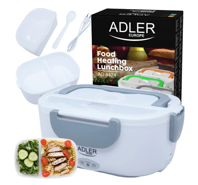 Ланч-бокс з підігрівом Adler AD 4474 grey