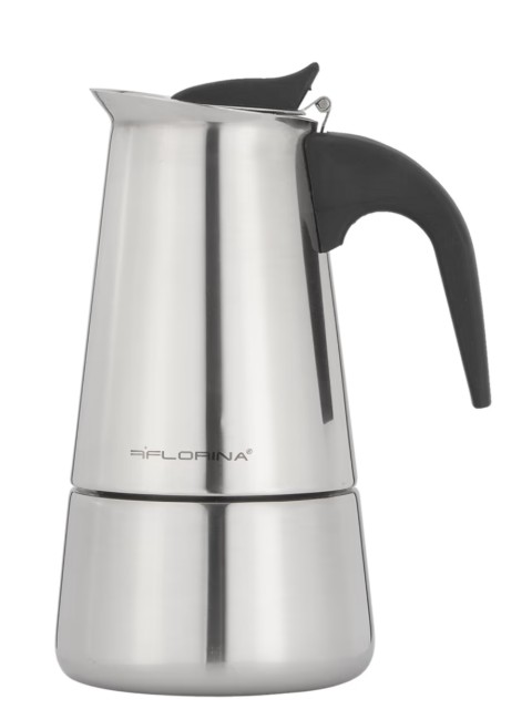 Кавоварка гейзерна FLORINA 5K7137 Lungo KPSS-4cup нерж (індукція, 200мл)
