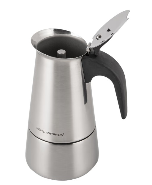 Кавоварка гейзерна FLORINA 5K7137 Lungo KPSS-4cup нерж (індукція, 200мл)