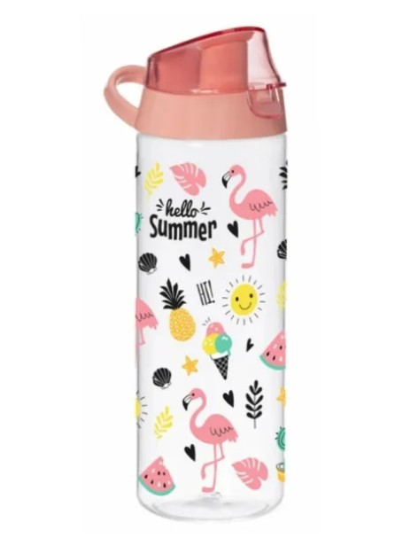 Пляшка д/води Florina 4B0260_F Sport (750мл) з ручкою Flamingo