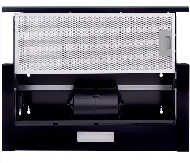 Витяжка Minola HTLS 6734 BL 1100 LED GLASS (телескопічна)