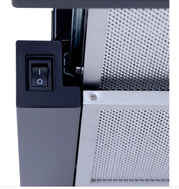 Витяжка Minola HTLS 6734 BL 1100 LED GLASS (телескопічна)