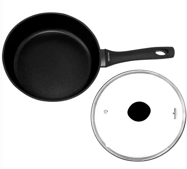 Сковорідка з кришкою MAXMARK MK-NQ45924 Nano Quartz 24см