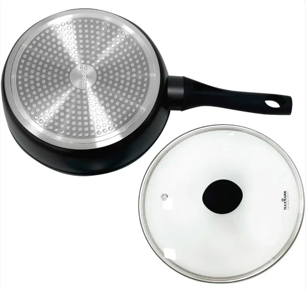 Сковорідка з кришкою MAXMARK MK-NQ45924 Nano Quartz 24см