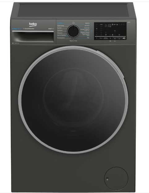 Пральна машина Beko BM3WFU48415MGB2 (графіт,8 кг,1400 об, інвертор, пар,)