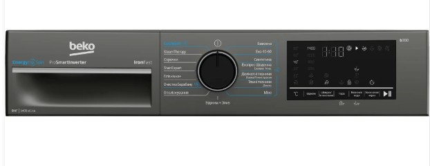Пральна машина Beko BM3WFU48415MGB2 (графіт,8 кг,1400 об, інвертор, пар,)