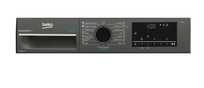 Сушильна машина BEKO B3T68239MG сірий (8 кг,тепл.насос)