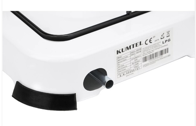 Плитка газова KUMTEL HGCL-1001W (1 конфорка)