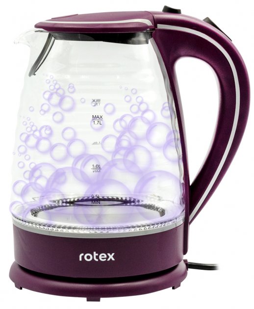 Чайник Rotex RKT13-G (скло, підсвітка)