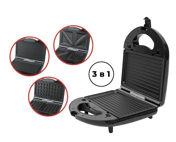 Бутербродниця Rotex RSM220-B (3 в 1)