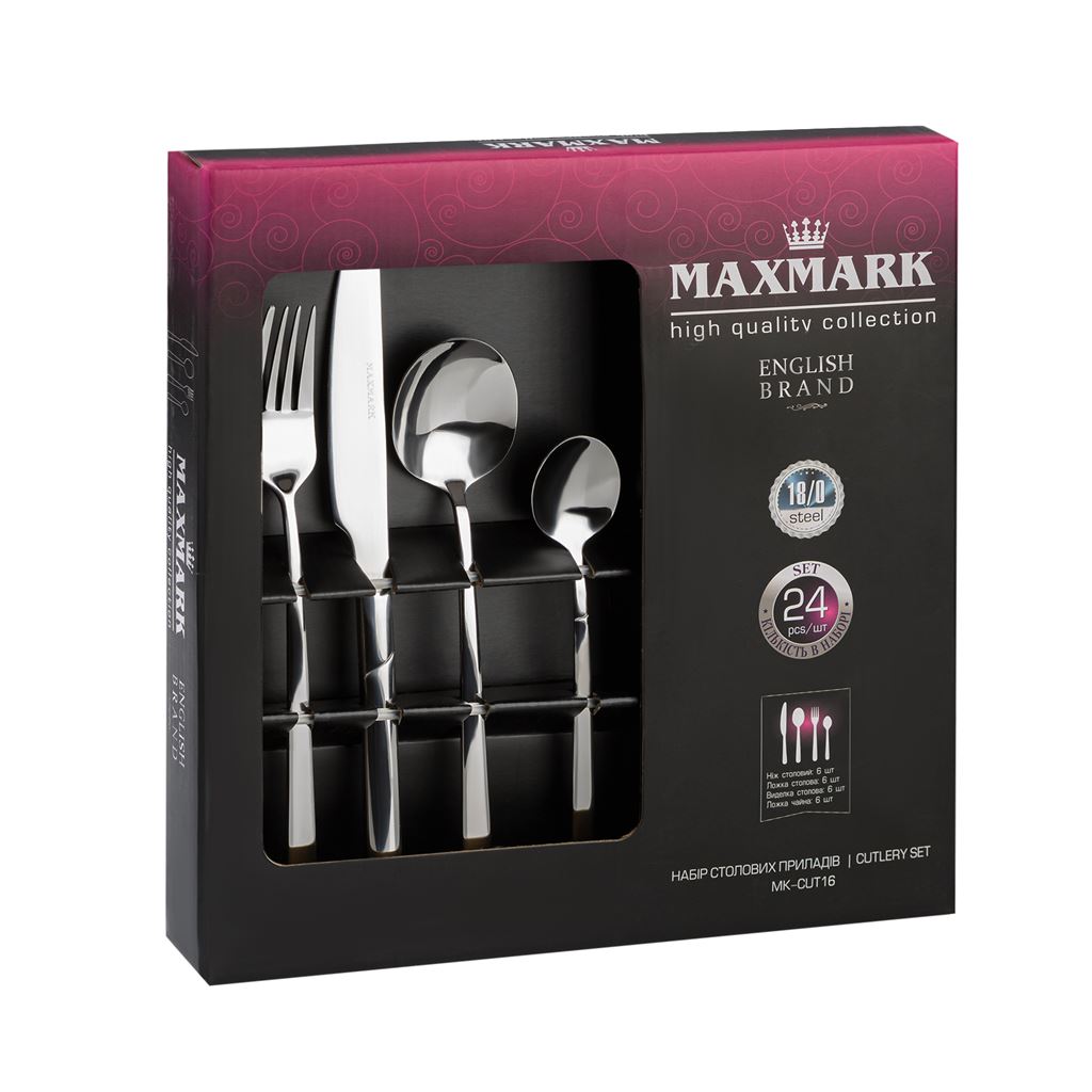 Набір столових приборів MAXMARK MK-CUT16 (24пр)