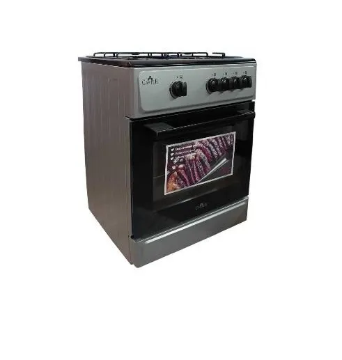 Плита газова CASTLE CG-50G (сіра/чорна) без кришки