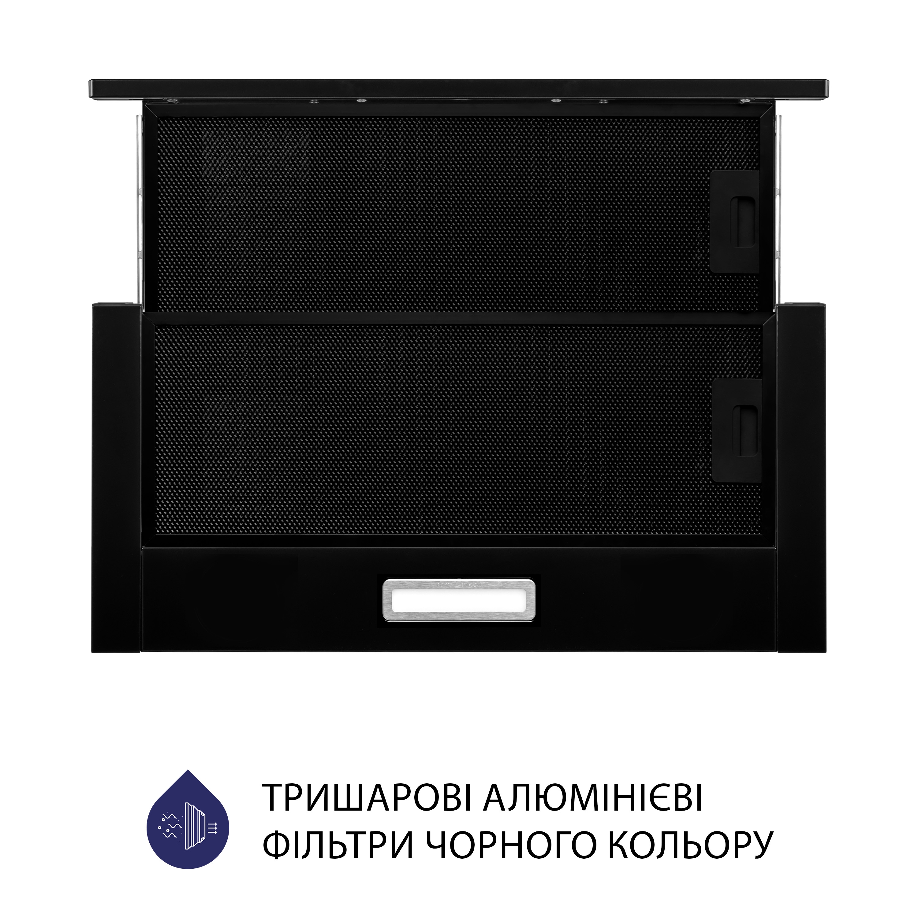 Витяжка Minola HTL 6214 BLF 700 LED (телескопічна)