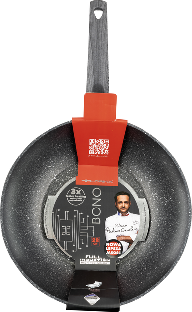 Сковорідка FLORINA 1P0278 WOK BONO 28см б/кр