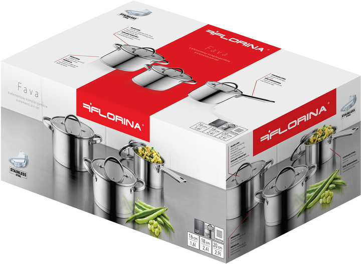 Набір посуду FLORINA 5G0500 FAVA (6пр.)
